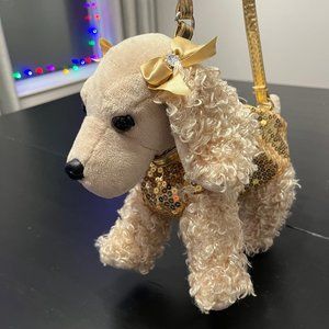 Gold Sequin Cocker Spaniel Poochie & Co Purse (OH)